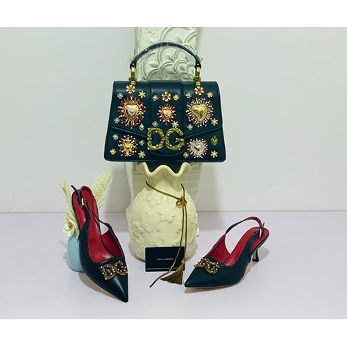 D&G DESIGNER WOMEN'S HAND BAG AND SHOE - deluxe.com.ng D&G DESIGNER WOMEN'S HAND BAG AND SHOE
