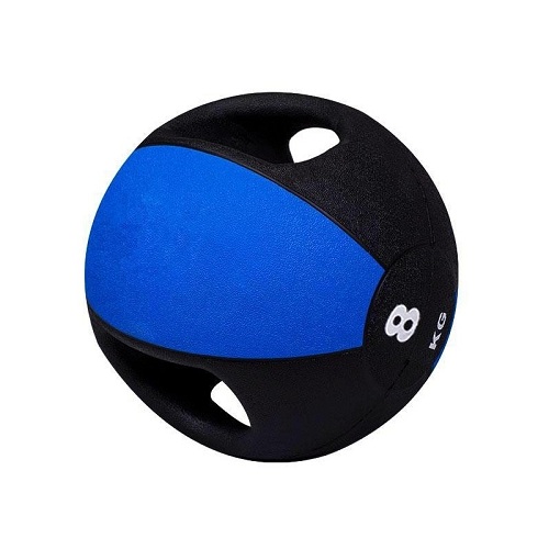 PIVOT FITNESS 8kg Medicine ball with handle – pm160-8 - deluxe.com.ng