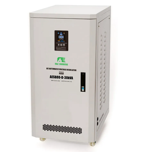 A&E Dunamis 30KVA Single-phase Servo Voltage Stabilizer (80V-260V) - deluxe.com.ng