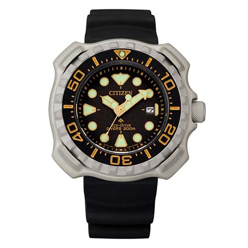 CITIZEN BN0220-16E MEN’S PROMASTER DIVER SUPER TITANIUM RESIN WATCH - Deluxe.com.ng