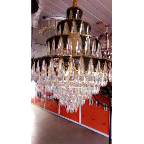 CRYSTAL CHANDELIER QUALITY LIGHT 600MM- FOR INDOOR USE (JUDEL) - deluxe.com.ng