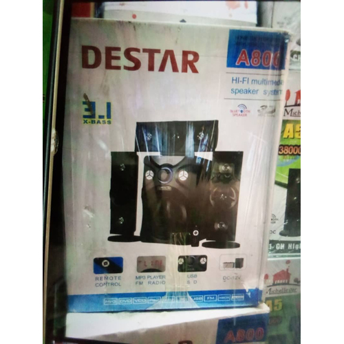 DESTAR A800 HI-FI MULTIMEDIA SPEAKER SYSTEM (3.1 X-BASS) - deluxe.com.ng