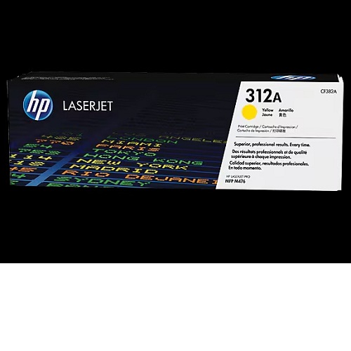 HP 312A Yellow Original LaserJet Toner Cartridge(CF382A) DT-deluxe.com.ng