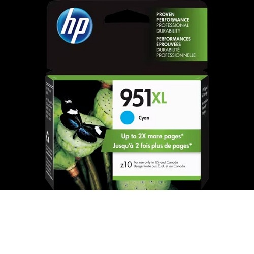 HP 951XL High Yield Cyan Original Ink Cartridge (CN046AN)-deluxe.com.ng