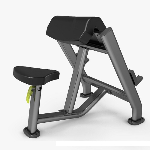 TECHNO FITNESS KJ1247 Commercial Seated Preacher Curl - deluxe.com.ng