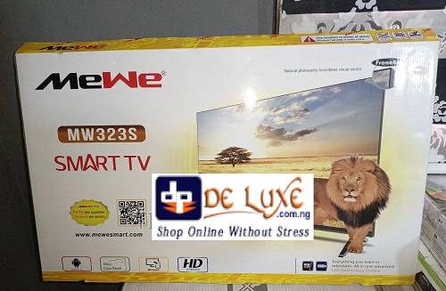 Mewe Smart Television 32" MW323S|LED TV|3 HDMI|2 USB|1G+8G|FRAMELESS|WAN