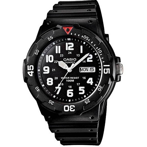 CASIO MRW200H-1BV MEN’S BLACK RESIN DIVE WATCH - deluxe.com.ng