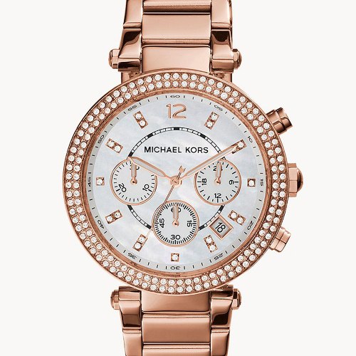 MICHAEL KORS MK5491 WOMEN’S PARKER CHRONOGRAPH ROSE GOLD BRACELET WATCH