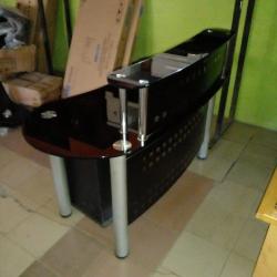 QUALITY DESIGNED 1.4 METERS RECEPTION DESK  (HAFUR) - deluxe.com.ng