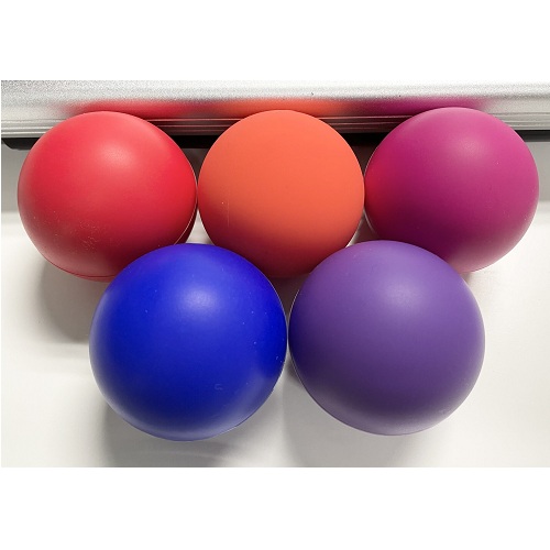 PIVOT FITNESS PV-SMB SILICON MASSAGE BALL (ORANGE/RED/BLUE/PINK/PURPLE) - deluxe.com.ng