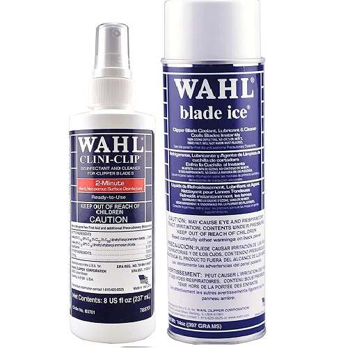 WAHL CLINI-CLIP CLIPPER BLADE CLEANSER & DISINFECTANT SPRAY 8 OZ -03701 (NN).Deluxe.com.ng