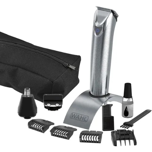 WAHL Lithium Ion Stainless Steel Trimmer, 3pin - 09818-127 - deluxe.com.ng