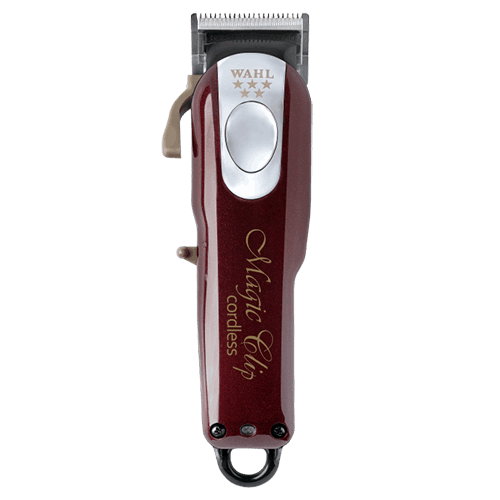 Wahl Professional 5 Star Magic Clip Cord Cordless Hair Clipper for Barbers and Stylists, 6.25 Inch, red, 1 Count - deluxe.com.ng