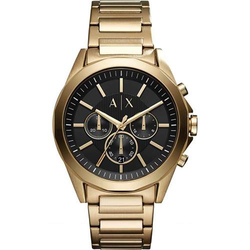 ARMANI EXCHANGE AX2611 MEN’S CHRONOGRAPH GOLD-TONE STAINLESS STEEL WATCH - Deluxe.com.ng