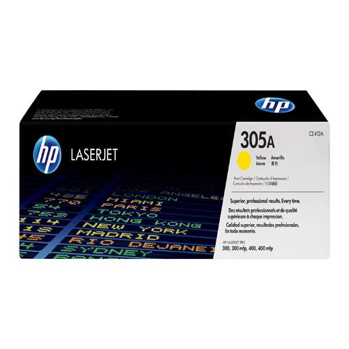 HP 305A Yellow Original LaserJet Toner Cartridge (CE412A) - deluxe.com.ng