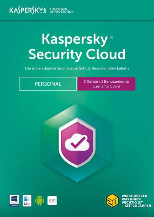 Kaspersky Security Cloud - Personal Africa Edition. 3-Device; 1-Account KPM 1 year Base Download Pack  SKU KL1923QDCFS - deluxe.com.ng