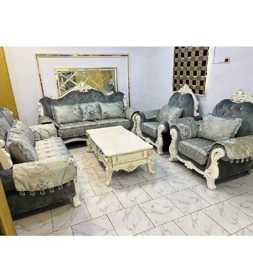 QUALITY DESIGNED 7 SEATERS SOFA WITHOUT CENTER TABLE -AVAILABLE (AUSFUR) - deluxe.com.ng