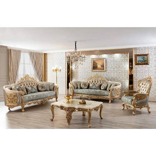 COMPLETE QUALITY SET OF SOFAS WITH DINING SET (FIKLA) - deluxe.com.ng