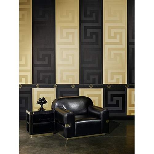 VERSACE DESIGN BLACK WALLPAPER - 935234