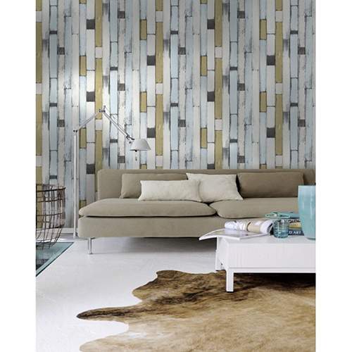 FASHION MODERN WOODS MURAL WALLPAPER -DM0304 