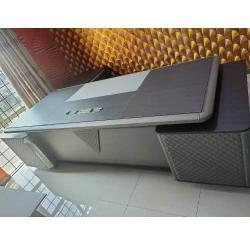 QUALITY DESIGNED GRAY OFFICE TABLE- AVAILABLE (AUFUR) 