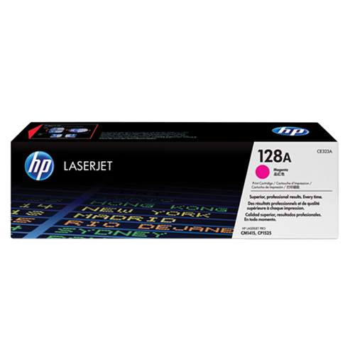 HP 128A Magenta Original LaserJet Toner Cartridge(CE323A) 