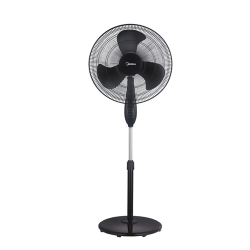 Midea Stand Fan 18 Inch FS45-12P Black - deluxe.com.ng