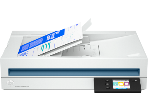 HP ScanJet Pro N4600 fnw1 - Flatbed Document Scanner, ADF, Single-pass Duplex scanning with Wireless connectivity