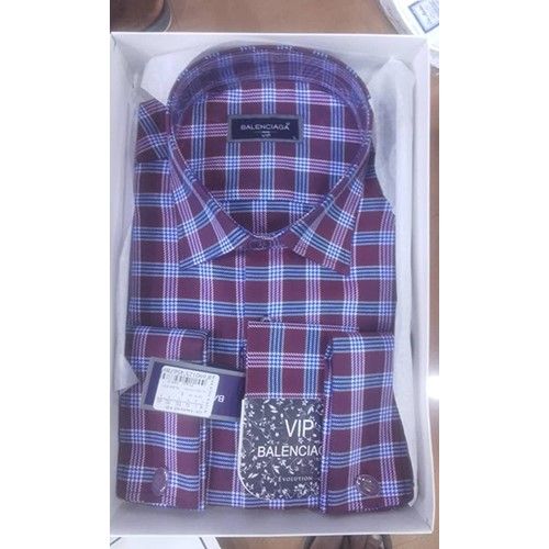 BALENCIAGA DESIGNER'S VIP MEN'S SHIRT(AVAILABLE IN ALL SIZES) 