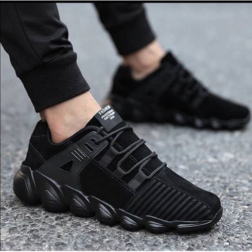 FASHION MEN'S CLASSIC SNEAKERS|BLACK