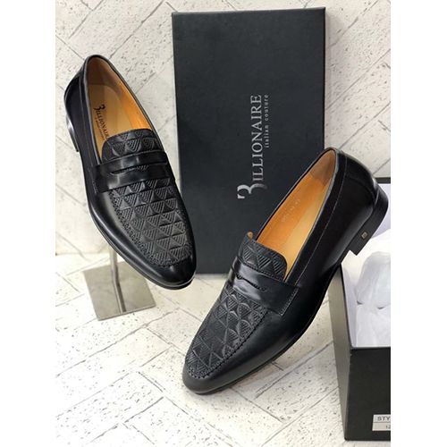 BILLIONAIRE DESIGNER MEN SHOE|BLACK|108(AVAILABLE IN ALL SIZES) 