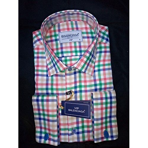 BALENCIAGA DESIGNER'S VIP STRIPED MEN'S SHIRT(AVAILABLE IN ALL SIZES) 