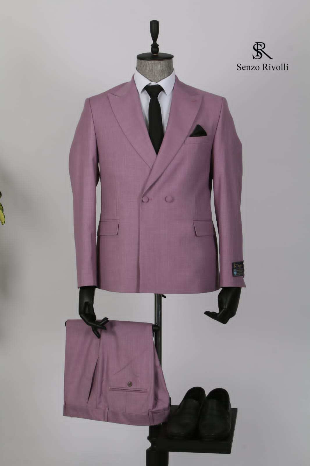 EXECUTIVE LIGHT PURPLE TURKEY TUXEDO WITH LIGHT PURPLE BUTTON [SWNL]