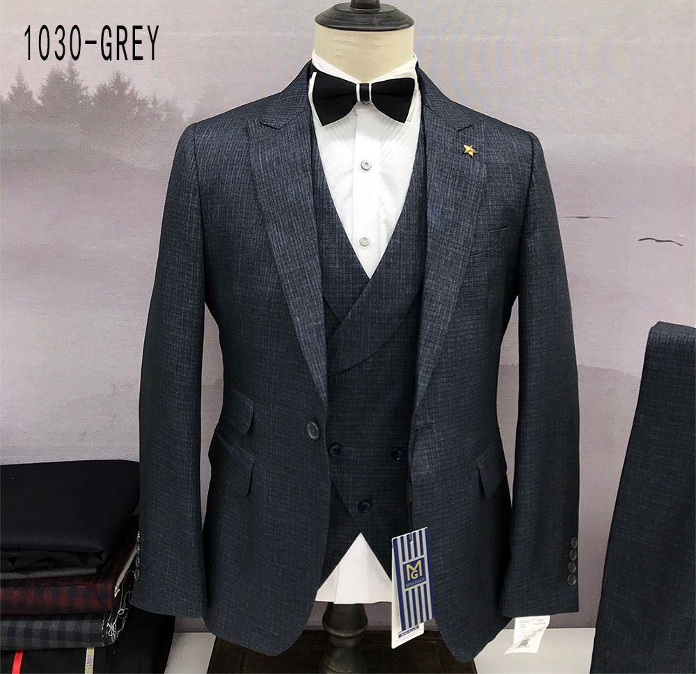 GREY TURKEY 3 PIECE SUIT WITH ONE BUTTON-deluxe.com.ng