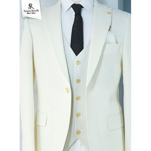 vRITZY MEN'S WINE FLOWER LIKE 3 PIECE SUIT |SUT 023 (AVAILABLE IN ALL SIZES) 