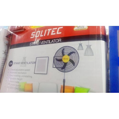 SOLITEC STANDING FAN SL-02 (CRO) - deluxe.com.ng