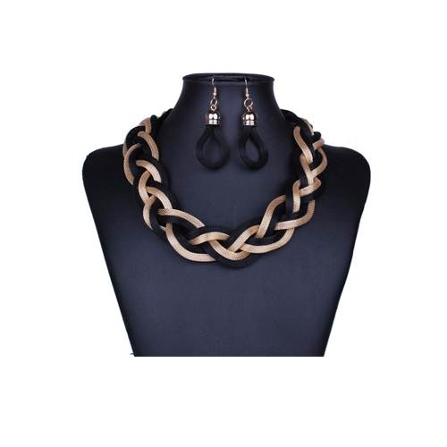 Metal-hand-woven-coarse-chain-necklaces (BNS)