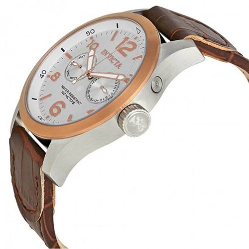 Invicta 13010 Men’s I Force Multi-Function Brown Leather Large size Watch