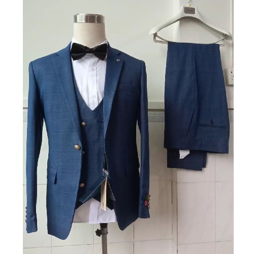 NAVY BLUE SUIT WITH ONE BUTTON SUIT | AVAILABLE IN ALL SIZES (MADU) (N) - deluxe.com.ng