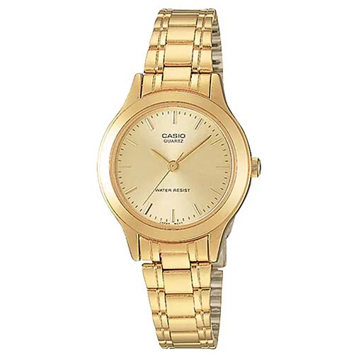 CASIO LTP-1128N-9ARDF WOMEN’S GOLD ENTICER BRACELET SMALL WATCH