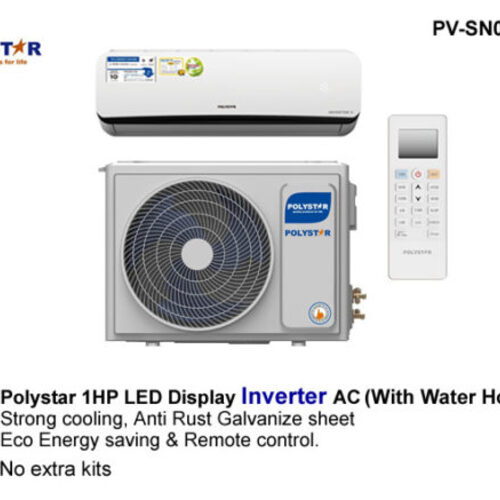 POLYSTAR 1HP INVERTER SPLIT AIR CONDITIONER | PV-SN09INV - deluxe.com.ng