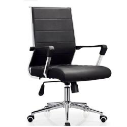 BLACK OFFICE LOW BACK CHAIR (OFU)