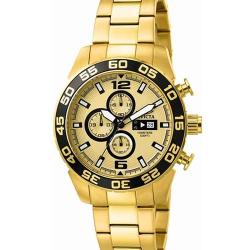 INVICTA 1016 SPECIALTY MEN’S QUARTZ CHRONOGRAPH GOLD DIAL WATCH - Deluxe.com.ng