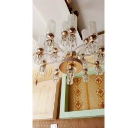 BY 12 + 6 BULB CHANDELIER QUALITY DESIGNED LIGHT - FOR INDOOR USE (OBIC) - deluxe.com.ng