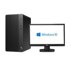 HP 290 G2 Microtower Desktop Intel Core I3-8100 - 4GB Ram, 1TB/4GB DOS+19" Monitor - deluxe.com.ng