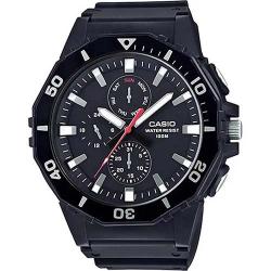 CASIO MRW400H-1AV MEN’S MULTIFUNCTION BLACK RESIN BAND SPORTS XL WATCH