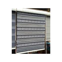 Classy Zebra Window Blind Black And White 010 (...mini (W3ft x L4ft))