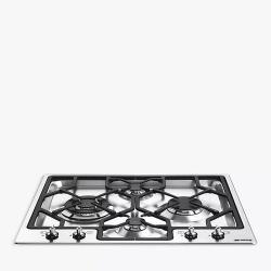 Smeg Gas Hob | 62 cm Classic PGF64-4 Built-In 4 Gas Burners Gas Hob - Stainless Steel - deluxe.com.ng 