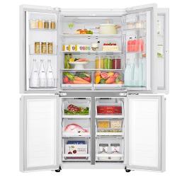 KITCHENCRAFT 500L 4 DOOR STANDING FRIDGE BF1002 WHITE