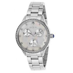 INVICTA 29090 WOMEN’S ANGEL QUARTZ 3 HAND WHITE DIAL WATCH 